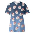 thumbnail image 4 of YDLCAFD T-Shirt de Noël Imprimé Manches Courtes Col Rond pour Femmes Saint-Valentin, 4 of 6
