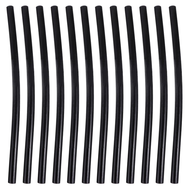 KAKOWELY 12Ud Hot Melt Stick Negro Para Manualidades Con Adhesión Y Secado Resistente Y Seguro