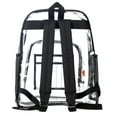 thumbnail image 6 of Heavy Duty Clear Backpack Durable See Through Student Transparent School Bookbag Deluxe High Quality Travel Daypack Black, 6 of 10