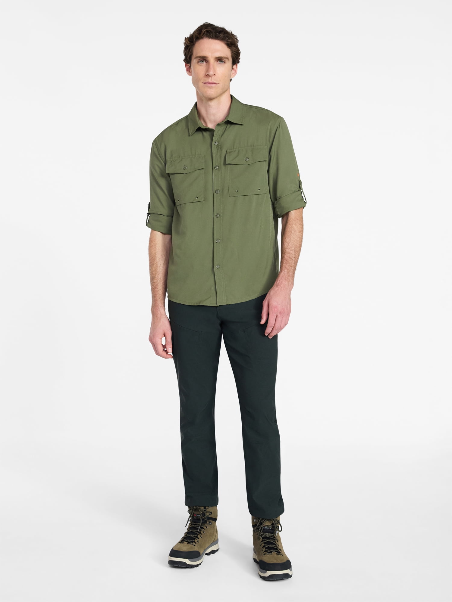 Ozark Trail Men's and Big Men's Hike Pants, Sizes 30-46
