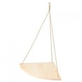 thumbnail image 3 of Estante de pared, estante de almacenamiento de pared de madera para colgar en la pared con forma de abanico, decoración de pared, artesanía superior, 3 of 12