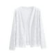 thumbnail image 1 of Chaqueta y abrigo informal de manga larga sin capucha para mujer, chaqueta informal de moda con encaje y manga larga ahuecada, cárdigan, top de poliéster para mujer, 1 of 2