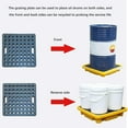 thumbnail image 5 of GXCZ Spill Containment Platform, Anti-slip Spill Platform, Modular Warehouses Factory Garage Industrial Uses Polyethylene Pallet, Storage Stack Paint Bucket, Leakproof Tray ( Size : 26.57x26.57x5.91in/67.5, 5 of 9