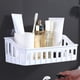 thumbnail image 4 of Organizador de baño de pared con estante, sin necesidad de taladrar, con adhesivo. Caja de almacenamiento para ducha, cocina y sala de estar. Aleación de aluminio inoxidable. Accesorio de baño para, 4 of 6