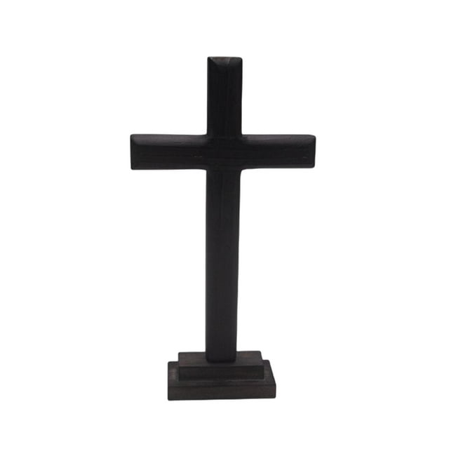 Cruz de religiosa Jesús Decoración Regalos Artesanía Reliquias Oración Coleccionable Capilla Estatua cristiana para dormitorio Acción de