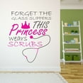 thumbnail image 3 of Girls This Princess wears Scrubs Cute Girly Wall Decal Decoration Nursing Encouraging Quote Vinyl Wall Decal Lasts Years and Easily Removable - Size: 9 In(W) x 10 In(H), 3 of 5