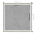 thumbnail image 6 of Amanti Art Two Tone Silver Framed Magnetic Board 26 x 26 in., 6 of 6