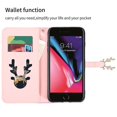 thumbnail image 3 of Nouvelle Étui Compatible avec Iphone 8 Plus/ Iphone 7 Plus Motif Designer Cerf Couverture en Cuir, 3 of 5