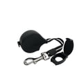 thumbnail image 1 of 1 Correa retráctil Flexi Click 2 compacta con adaptador para colocar en arnés o collar todo en color negro, 1 of 2