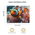 thumbnail image 3 of Orinice Clown Fish Anemone Fine Art Aesthetic Poster & Print Wall Painting for Classroom Kitchen Office Farmhouse Bathroom Room Decor Pictures Wall Art Canvas Living Room Bedroom Home Office Wall, 3 of 6
