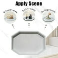 thumbnail image 4 of Opvise Premium Food-Grade Silicone Multi-Purpose Tray for Bathroom, Kitchen & Vanity – Waterproof, Non-Slip, Heat-Resistant Organizer (20cm x 14cm), 4 of 8