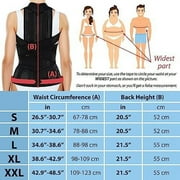 ORTONYX TLSO Full Back Support Brace with Removable Dorso-Lumbar Pad - Lightweight, Breathable - Pain Relief, Thoracic Kyphosis, Herniated Disc / ACHB5248-XL
