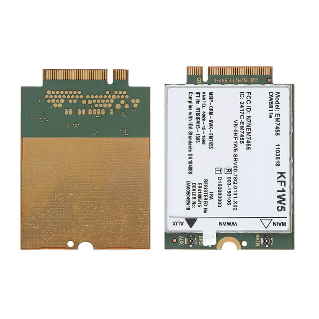 EM7455 Module de Carte, Carte de Module Sans Fil, Module de Carte Professionnel Polyvalent, Durable pour la Carte de Module