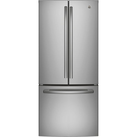 GE 20.8 Cu. Ft. French-Door Refrigerator Fingerprint Resistant Stainless Steel - GNE21DYRKFS