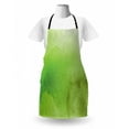 thumbnail image 3 of Sage Apron, Watercolors in Green Tones Abstract Blurred Dreamy Background Grungy Look, Unisex Kitchen Bib with Adjustable Neck for Cooking Gardening, Adult Size, Apple Green Fern Green, by Ambesonne, 3 of 4