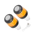 thumbnail image 1 of 2Pcs Electric Scooter Handlebar Lights LED Warning Light Handlebar End Plugs Waterproof Turn Signal, 1 of 5
