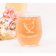 thumbnail image 3 of C&M Personal Gifts 17 oz Fluent in Fowl Language Funny Stemless Wine Glass, 3 of 5