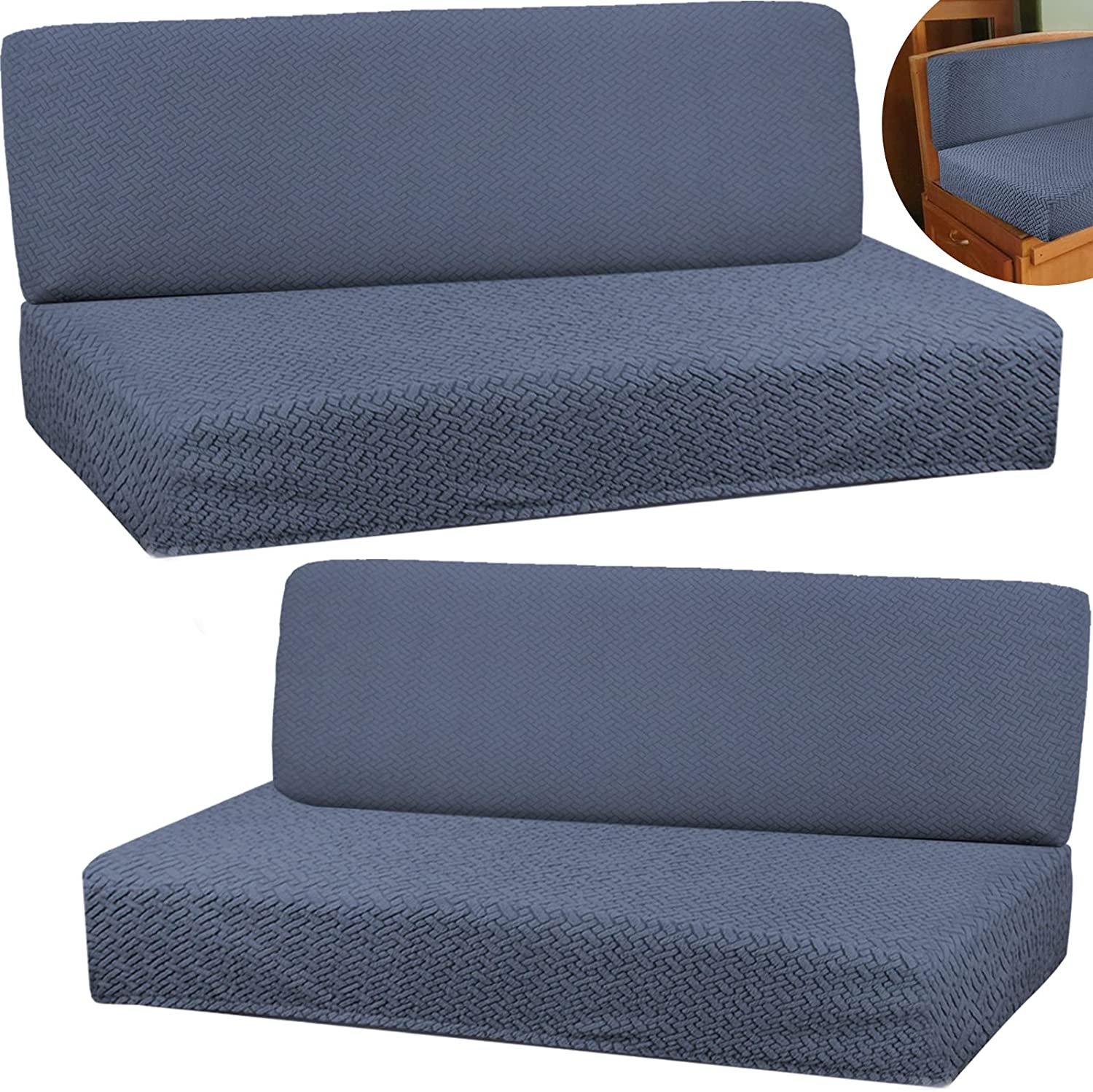 RV Cushion Covers, Stretch Printed Couch Covers with Jacquard