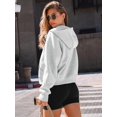 thumbnail image 4 of Womens Zip Up Hoodies Fleece Jackets Oversized Sweatshirts Fall Fashion Outfits 2024 Sweaters Winter Clothes, 4 of 6