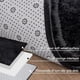 thumbnail image 5 of Alfombra Merelax Soft Fluffy Shaggy de 4 x 6 pies, negra, para dormitorio, 5 of 7