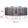 thumbnail image 7 of 16 FT Trampoline with Safe Enclosure Net, 1000 lbs Capacity for Kids Teens Adults, Recreational Fitness Trampoline with Waterproof Jump Mat Ladder for Indoor Outdoor Backyard Park Kindergarten, 7 of 7