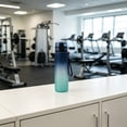 thumbnail image 6 of 33.8oz Sports Water Bottle, Leakproof Wide Mouth Hydration Jug, BPA-Free Large Capacity Waterbottle with Stainless Steel Rim for Gym, Travel, Hiking, Office, B, 6 of 8