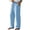 Blue—Men's Pants, variant on Cotton Linen Pants for Men Loose Solid Color Drawstring Trousers with Pockets Lightweight Elastic Waist Trouser Summer Beach Pant Black L