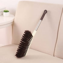 Harlier Hand Broom Cleaning Brushes- Soft Counter Duster Furniture Dusters Brush with Long Plastic Handle Household Dusting Tool