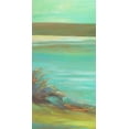 thumbnail image 2 of Wilkins, Suzanne 18x32 Black Ornate Wood Framed with Double Matting Museum Art Print Titled - Bahia Tranquila I, 2 of 4