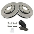 thumbnail image 2 of TRQ Front Brake Pad & Rotor Kit Brake Pads Brake Rotor Ceramic Fits Select 2003-2004 Cadillac Seville, 2 of 5
