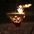 thumbnail image 3 of Luxshiny 1 Set Triangle Campfire Cooking Stand Silver for Garden Barbecue, 3 of 8