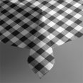 thumbnail image 3 of Buffalo Plaid Black White Table Cloth,Wrinkle Resistant Table Cover with Polyester,Waterproof Reusable Tableclothes for Easter Birthday Picnic Wedding (Rectangle,60x84inch), 3 of 5