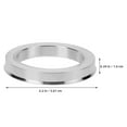 thumbnail image 2 of unbranded 4Ud Adaptadores Centro Hub De Aleación Para Plata Con Anillos Espaciadores Para, 2 of 8