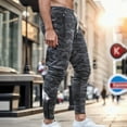 thumbnail image 2 of Vedolay Men's Pants Solid Trousers Relaxed Plus Size Long Pant 2023 Camouflage,XL, 2 of 5