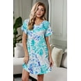 thumbnail image 2 of ABPHQTO Vestido azul con efecto tie dye de mujer Remain the Same, 2 of 5