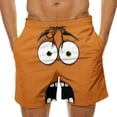 thumbnail image 1 of Pantalones Cortos de Cintura Elástica de los Hombres Casual Divertido Impreso Pantalones Cortos de Natación, Bajos de Playa de Verano Ligeros con Bolsillos, 1 of 5