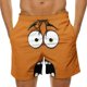 thumbnail image 1 of Pantalones Cortos de Cintura Elástica de los Hombres Casual Divertido Impreso Pantalones Cortos de Natación, Bajos de Playa de Verano Ligeros con Bolsillos, 1 of 5