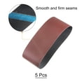 thumbnail image 3 of Uxcell 5 Packs Sanding Belts 3 x 18 Inch Belt Sander Paper 400 Grit Aluminum Oxide Sandpaper for Polishing Wood Metal, 3 of 6