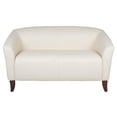 thumbnail image 3 of HERCULES Imperial Series White Leather Loveseat, 3 of 9