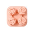thumbnail image 2 of Moldes De Silicona Para Cubitos De Hielo Bandeja de silicona rosa con forma de flor para cubitos de hielo (1 pieza) para helados y paletas caseras. Rkxzt, 2 of 8