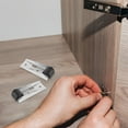 thumbnail image 4 of Luxshiny 2Jgo Soporte Para Puerta De Madera Plata Con Instalación Rápida Y Uso, 4 of 8