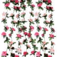thumbnail image 6 of Ludlz Flower Garland Fake Rose Vine Artificial Flower Hanging Rose Ivy Home Hotel Office Wedding Party Garden Craft Art D茅cor Anti-fade 7 Colors Simulation Rose Flower Vine for Household, 6 of 8