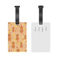 thumbnail image 5 of Honeii Pineapples Print Luggage Tags for Suitcases, Airplane Travel Essentials for Flying, International Travel Must Haves, and Luggage Accessories, 5 of 7