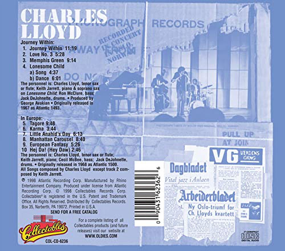 Charles Lloyd - Journey Within / in Europe - Music & Performance - CD