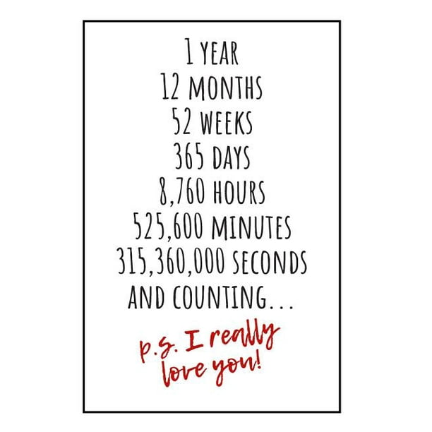 I Really Love You Notebook 1st Year Anniversary Gift For Boyfriend Best Gag Gifts For Boyfriend
