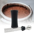 thumbnail image 4 of Distribuidor de apisonador de café Distribuidor de apisonador de café Herramienta niveladora de café Cocina Negro, 4 of 9