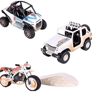 Sunny Days Entertainment Maxx Action Mini Off-Road Lights & Sounds Vehicles â€“ 3 Pack