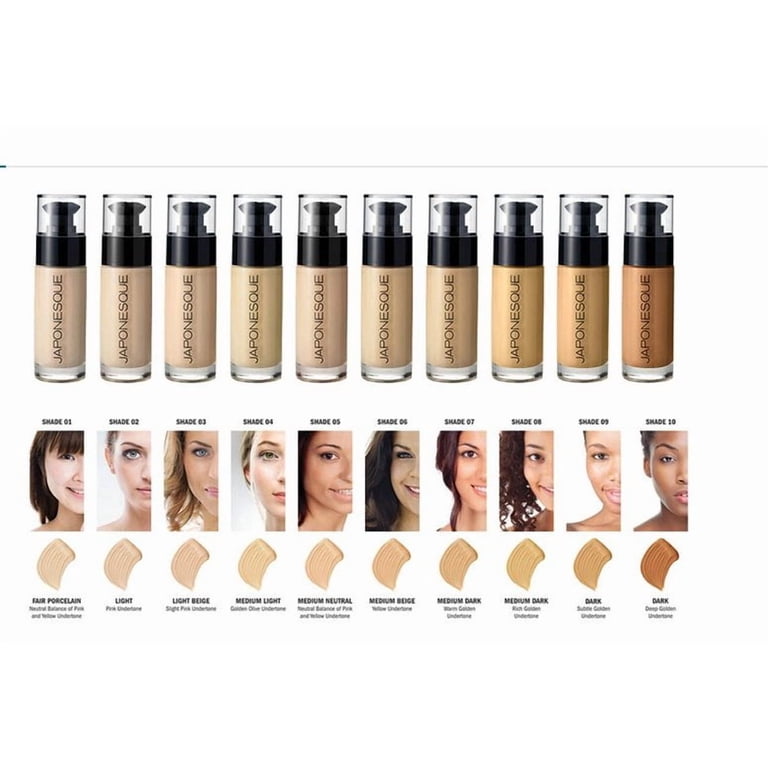 JAPONESQUE Luminous Liquid Foundation, Shade 02 - Walmart.com