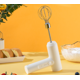 thumbnail image 2 of batidor de huevos de mano recargable por USB con 2 batidores desmontables 3 modos de velocidad, hornear en casa para la cocina, portátil liviano (blanco), 2 of 3