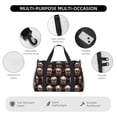 thumbnail image 4 of Easygdp Butterfly Skull Bolsa de Gimnasio, Bolsa de Viaje Duffel, Bolsa de Fin de Semana con Compartimentos, Bolsa de Mano para Noche, 4 of 7